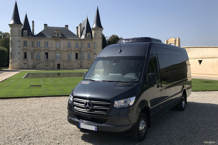 Transport Vip DSA : Mercedes Sprinter avec chauffeur privé